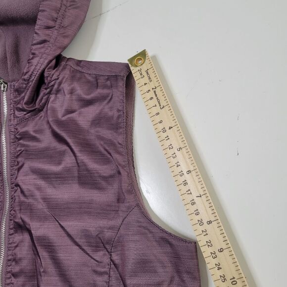 MAUVE PURPLE LIGHTWEIGHT GOLF BEACH HIKING ZIP VEST w/ pockets GEAR M MEDIUM - Picture 3 of 13